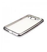 Púzdro SILIKÓNOVÉ CLEAR CASE pre SAMSUNG GALAXY J3 (J320F) 2016 - čierne