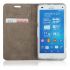 Knižkové púzdro FLIP CASE DOUBLE pre SONY XPERIA M4 AQUA - čierno modré