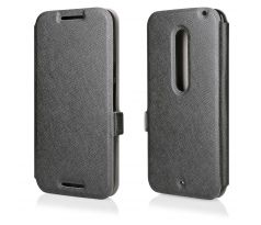 Púzdro knižkové FLIP CASE SOFT pre MOTOROLA MOTO X STYLE - čierne