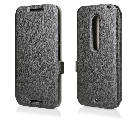 Púzdro knižkové FLIP CASE SOFT pre MOTOROLA MOTO X STYLE - čierne