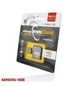 Pamäťová karta IMRO MICRO SDHC 16GB s adaptérom